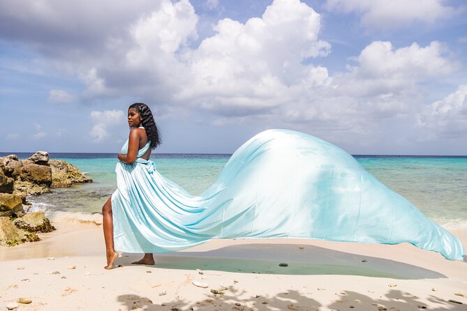 1 Hour Private Flying Dress Photoshoot in Curacao - How the 1-hour private session actually feels (from meet-up to finish)