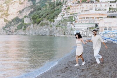 1 Hour Private Photoshoot in Positano - The Beach Segment: Framing Positano’s Pyramid From the Shore