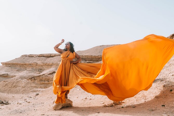 4 Hours Private Photoshoot in Giza with Flying Dress - The photos delivery schedule: raw now, edited soon