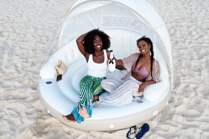 60 Minute Drone and Video Private Party Float Photoshoot - Governors Beach float + drone: what makes it worth your hour