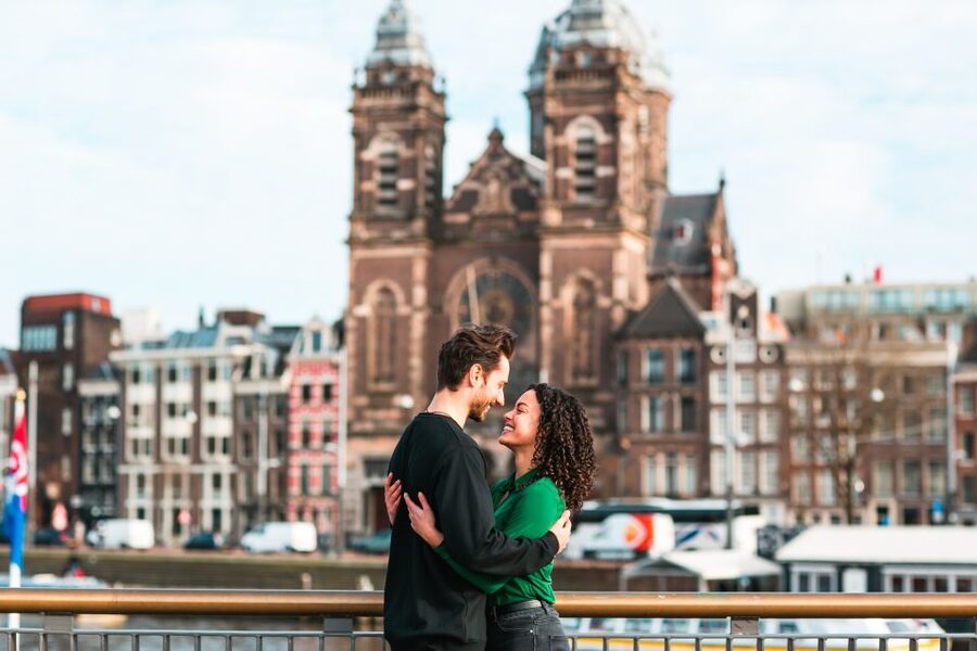 Amsterdam: Professional photoshoot at Centraal Station - What You Receive: Professionally Edited Photos in Under 48 Hours
