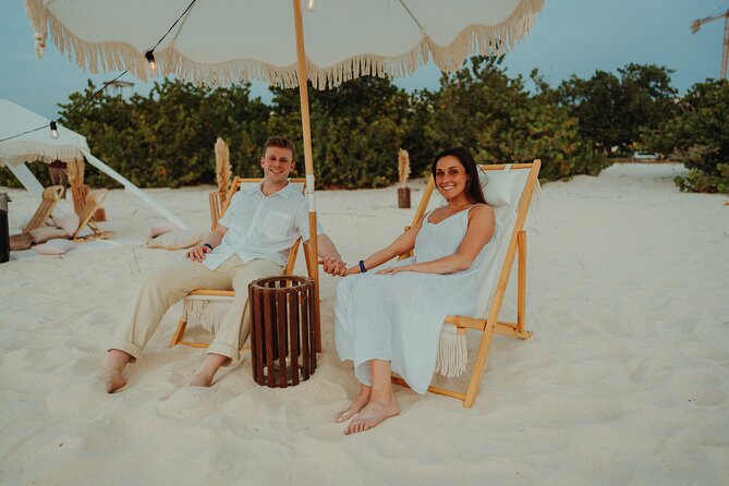 Aruba Romantic Sunset Photoshoot & Beach Picnic in Luxury Cabana - Charcuterie Platter and Drinks: What Makes It Feel Luxurious
