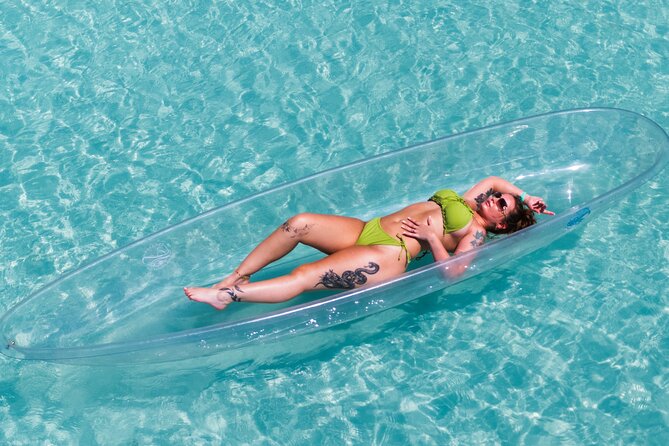 Aruba Unique Clear Kayak Drone Photoshoot with Video - Noord meeting point and the real-world timing of the 30 minutes