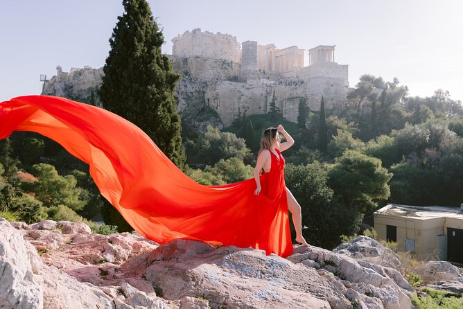 Athens Flying Dress Photo Shoot with a Professional Photographer - Flying dress meets ancient Athens: what the experience really is
