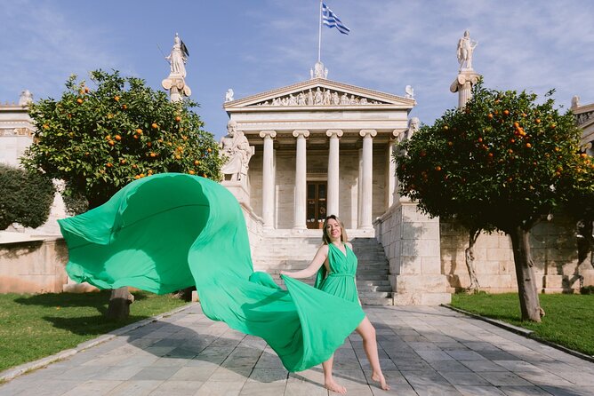 Athens Flying Dress Photo Shoot with a Professional Photographer - Comfort tips that make the difference (so you don’t waste your shoot)