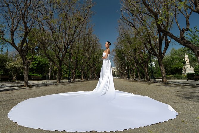 Athens: Flying Dress Photoshoot "Express Package" - How the flying dress actually works during your 30 minutes