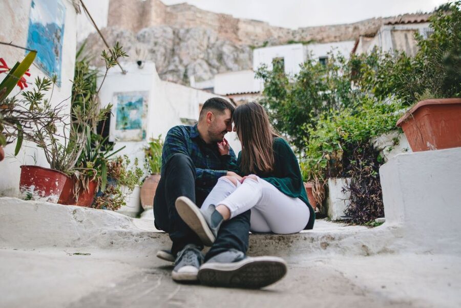 Athens: Professional photoshoot at Anafiotika Village - Where You Start: The Church Area by Agios Nikolaos Rangavas