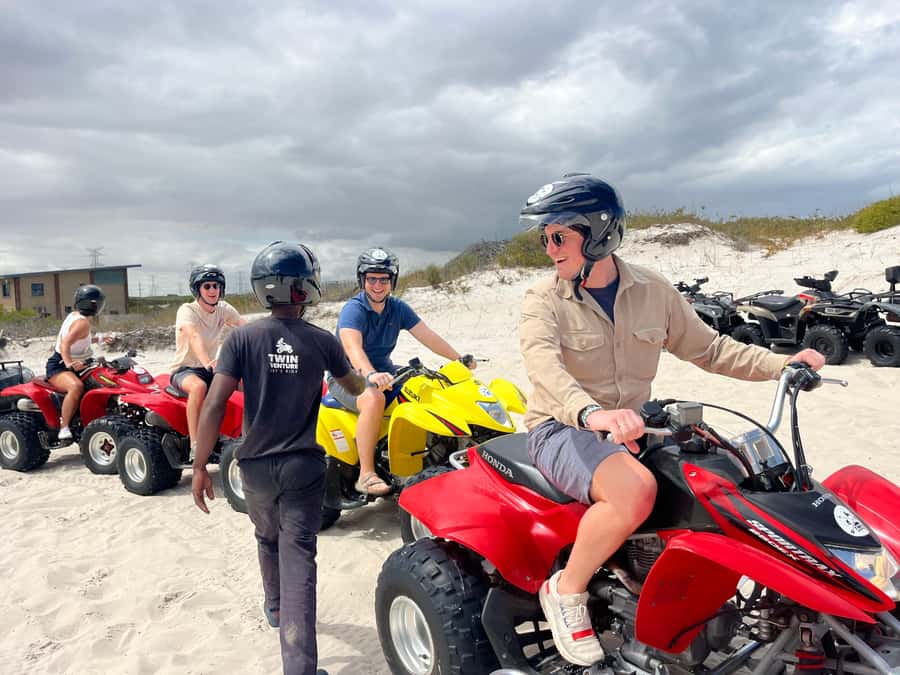 Atlantis Dunes: The best ATV- Quad Bike tour with PHOTOSHOOT - First stop: the permit office and Twin Venture’s sign-in vibe
