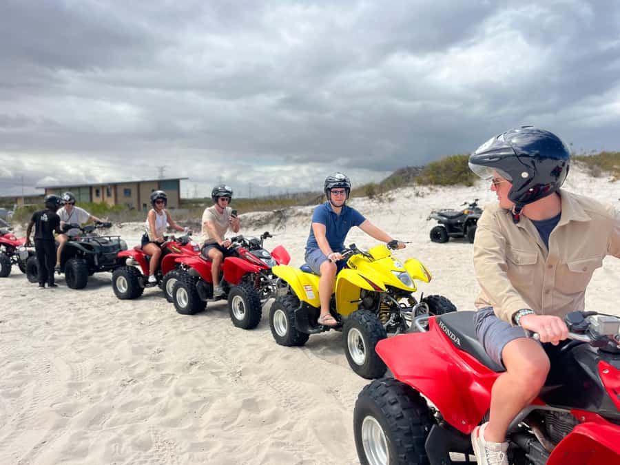 Atlantis Dunes: The best ATV- Quad Bike tour with PHOTOSHOOT - Briefing, helmets, and what the “start inside the dunes” really means