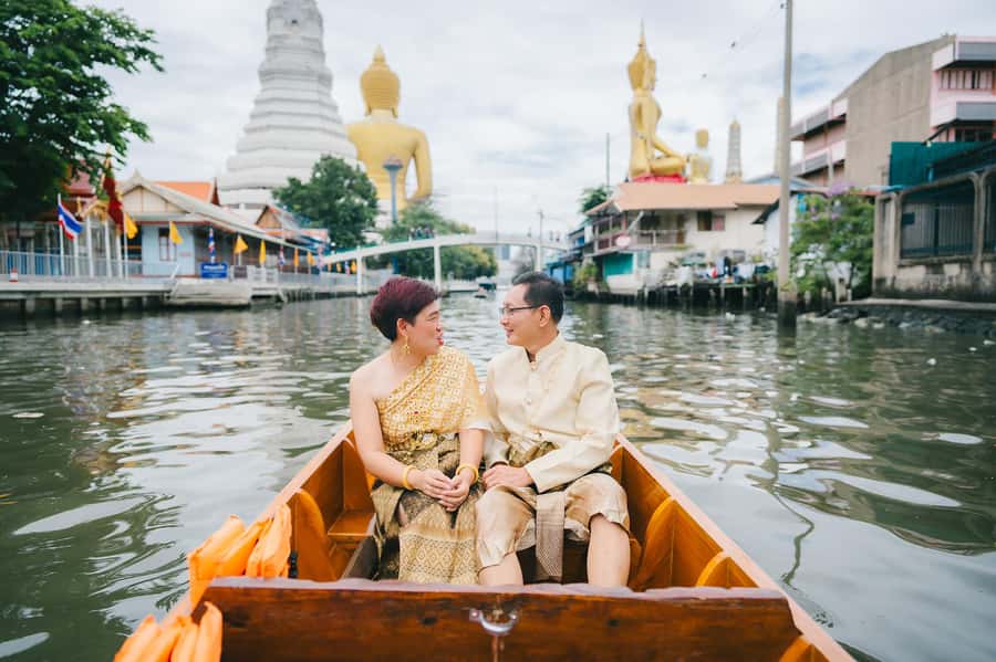 Bangkok:Thai costume with Long tail boat photoshoot - Model Thai Style meet-up by MRT Bang Phai Exit 1