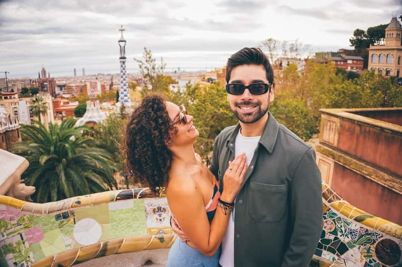 Barcelona: Park Guell Photoshoot - Park Güell, but made photo-friendly: what the session is really like