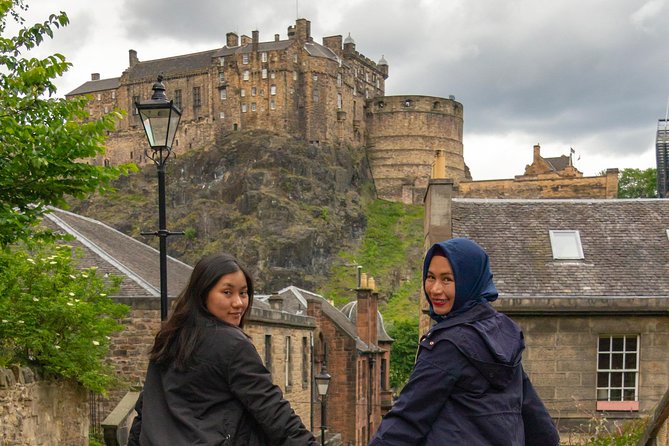 Best Edinburgh Photoshoot Experience - Royal Mile photo time: telephone boxes, classic streets, and quick variety