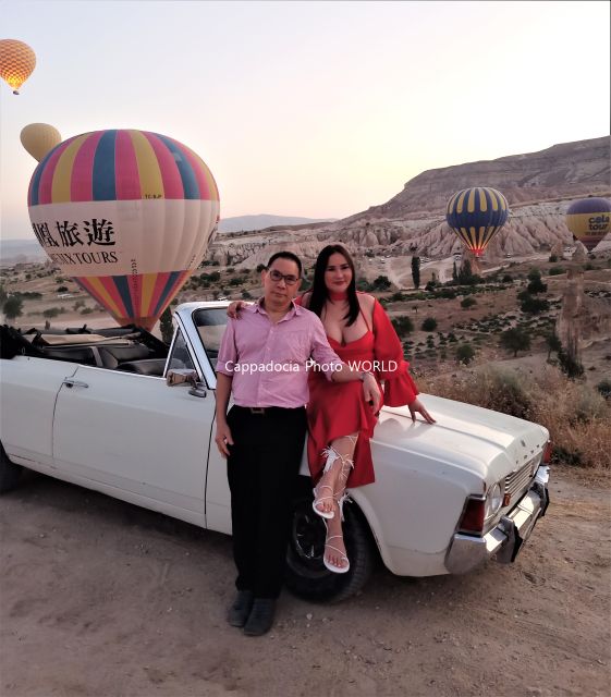 Cappadocia Photo Shoot with Classic Car and Flying Dress - Price and value: $472 for a private group up to 3