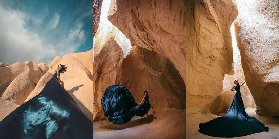 Cappadocia: PhotoShoot with Balloons. Flying Dress included. - Flying Dress + Balloons: What makes this shoot feel different