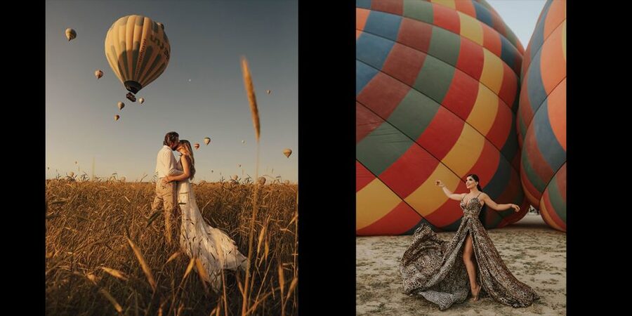 Cappadocia: PhotoShoot with Balloons. Flying Dress included. - Extras you can add if you want more than balloons and chimneys