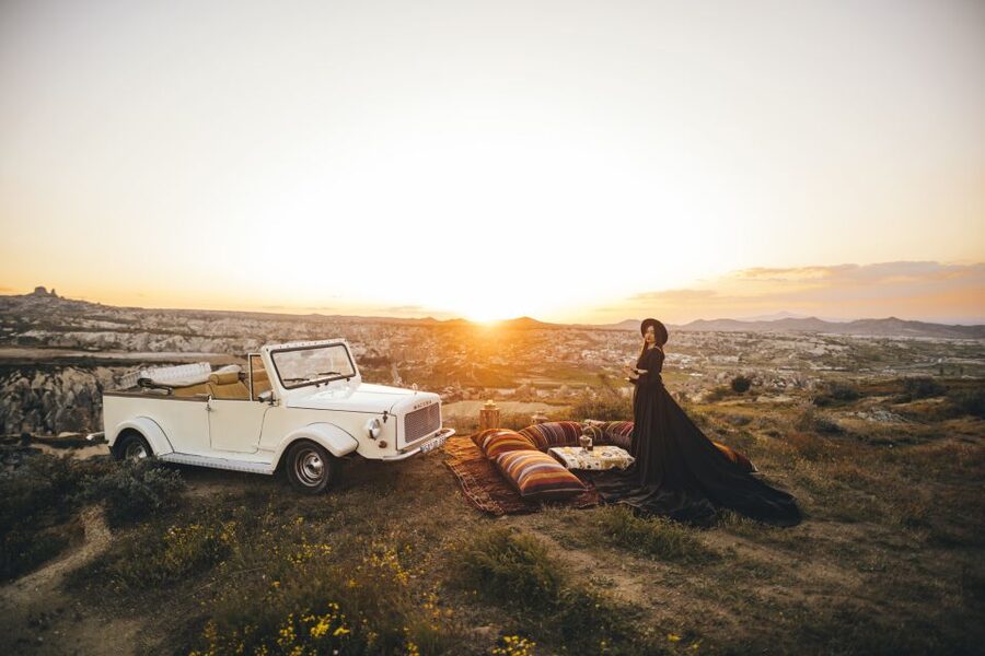 Cappadocia: Private Classic Car Trip with Photoshoot Option - Optional Flying Dress for a More Styled Portrait