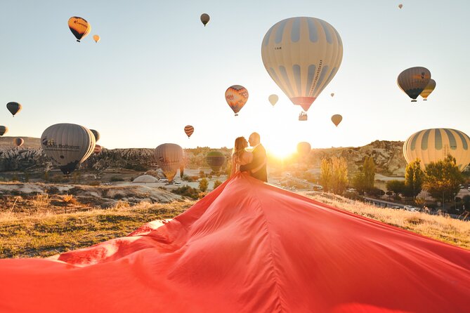 Cappadocia Private Flying Dress & Hot Air Balloon Photoshoot - Photographer energy, posing direction, and that natural look