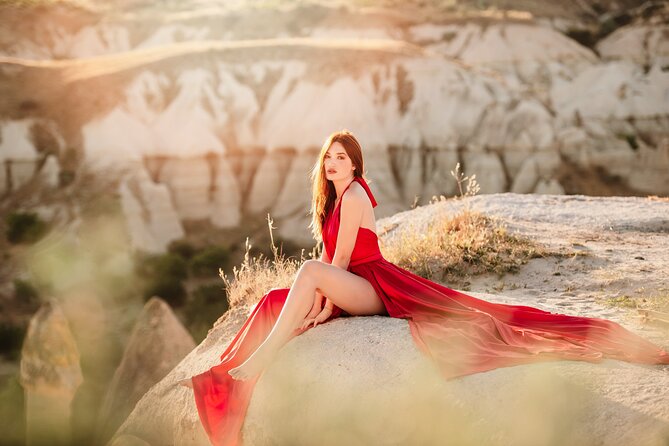 Cappadocia Private Flying Dress & Hot Air Balloon Photoshoot - Rose Valley and Love Valley: how you get variety without extra planning
