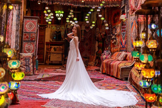 Cappadocia Private Photo Shoot with Flying Dress & Hotel Pickup - Flying Dress photos: what’s included and what to clarify