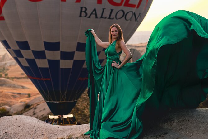 Cappadocia Private Photo Shoot with Flying Dress & Hotel Pickup - What you’ll likely do during the 2.5 to 3 hour session