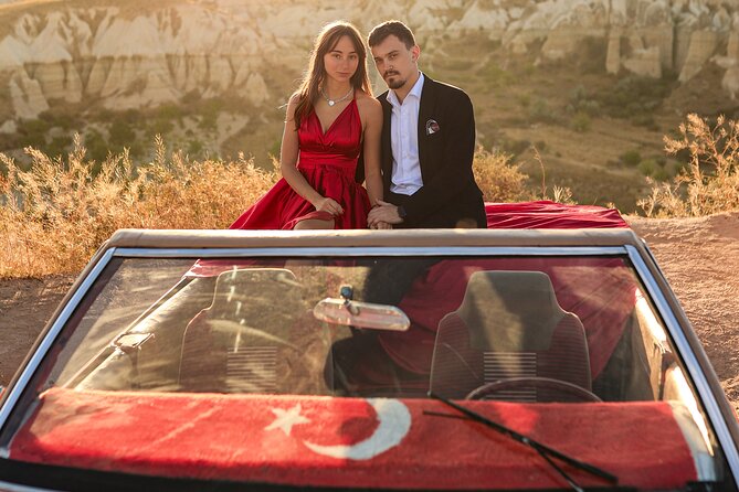 Cappadocia Private Photo Shoot with Flying Dress & Vintage Car - Price check: is $355+ per person good value?