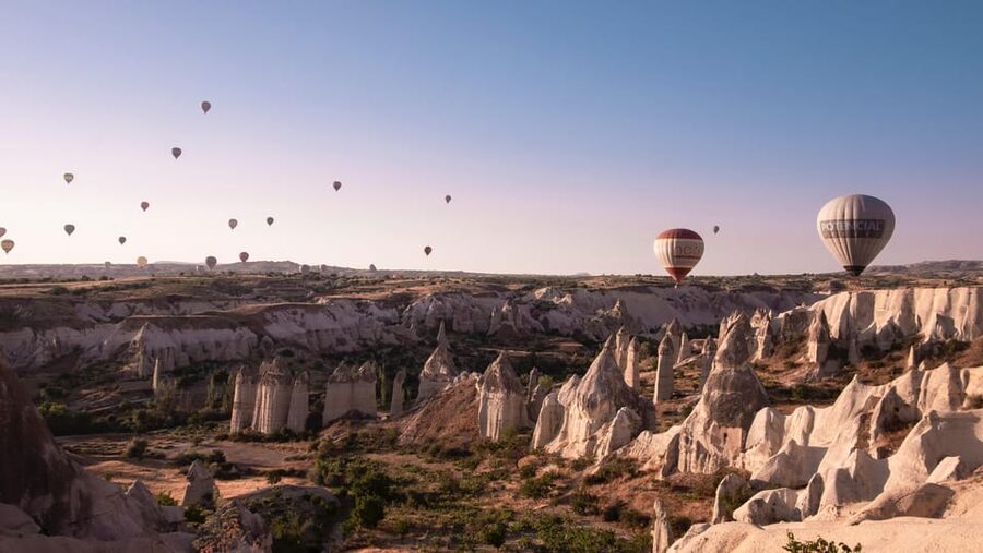 Cappadocia: Private Photoshoot Sunrise Balloon with Transfer - Rhythms of Life and Andrew Rogers Time and Space: Art Meets Fairy-Tale Terrain