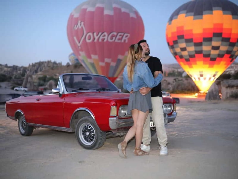 Cappadocia Sunrise or Sunset Photoshoot - The viewpoint routine: how balloon photos turn into flattering portraits