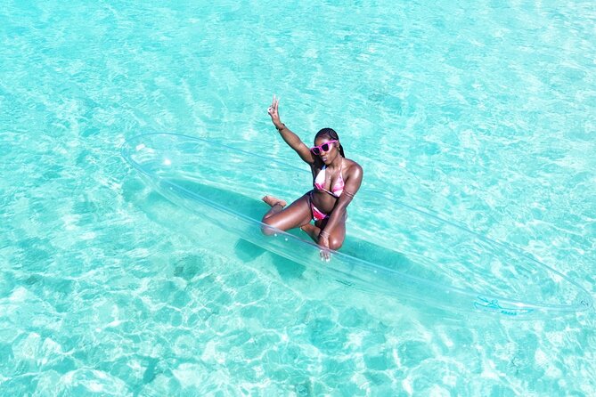 Clear Kayak Drone Photoshoot in Grand Turk, Turks and Caicos - Beach-Bar Bonus: Discounted Rum Punch and Local Food Nearby