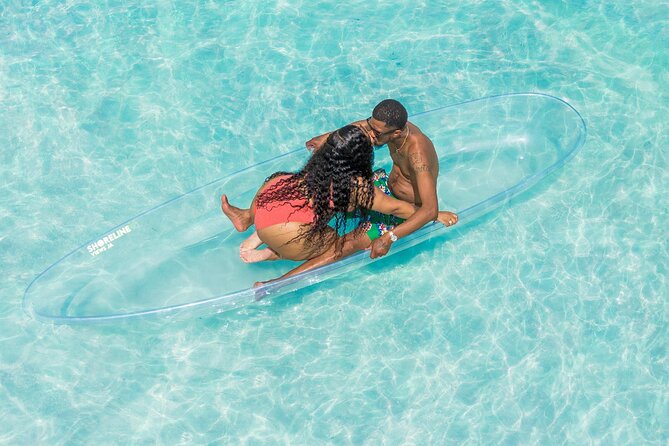 Clear Kayak Drone Photoshoot in Jamaica - The Drone Photoshoot Moment: Poses, Angles, and That Overhead View