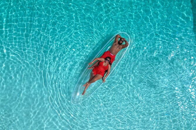 Clear Kayak Drone Photoshoot in Nassau Bahamas - Photo delivery: Raw shots today, edited favorites soon after