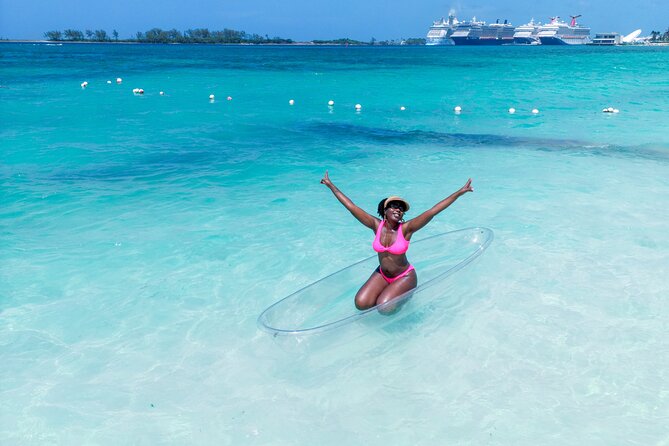 Clear Kayak Photoshoot+Free Cocktail Nassau, Bahamas - Clear Kayak Drone Photos in Nassau: What the experience is really like