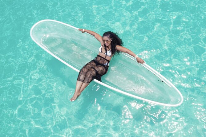 Clear Kayak PhotoShoot Punta Cana - On the Water: Poses in a Transparent Kayak with Two Assistants