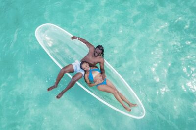 Clear Kayak PhotoShoot Punta Cana - Huracan Beach Club Start: Chairs, Water, and Quick Setup