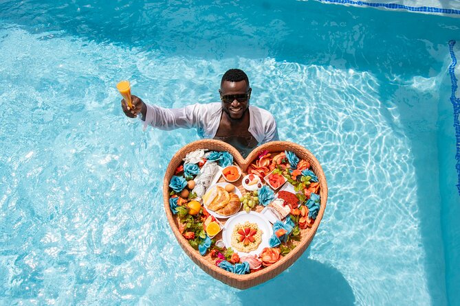 Curacao Floating Breakfast Photoshoot free Drone Videos & Mimosas - How the Champagne or Wine Changes the Mood of Your Photos