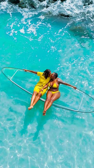 Drone Clear Kayak Barbados Photoshoot - Clear Kayak + Drone = Instant Barbados Wow