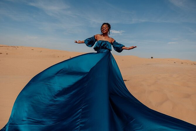 Dubai Desert Flying Dress Photoshoot - Key Things to Know Before You Go