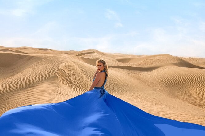 Dubai Flying Dress Private Photoshoot in the Desert - The Desert Photoshoot: How the 1-Hour Session Feels on the Ground