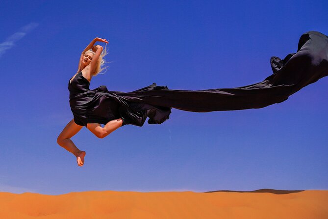 Dubai: Flying Dress with Photography and Exciting Dune Activities - Inside the 4x4: Dune Drive Before You Even Take the Dress Out