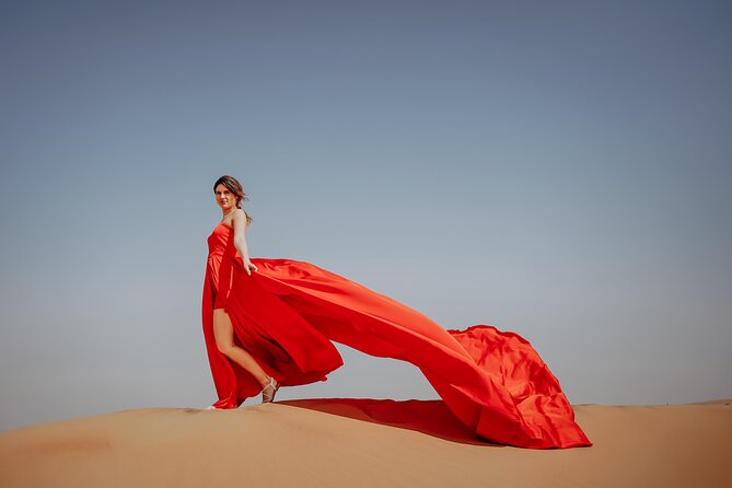 Dubai: Flying Dress with Photography and Exciting Dune Activities - Pickup and Desert Timing: Why the Day Feels Efficient