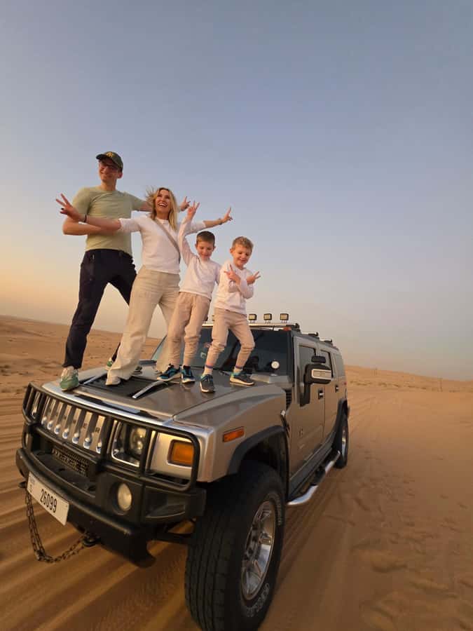 Dubai Hummer Safari Adventure & Traditional Dress Photoshoot - Riding the Hummer in Lahbab: What Dune Bashing Feels Like