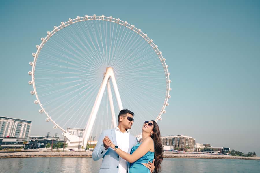 Dubai: JBR Beach Pre Wedding Photoshoot - Backdrops You’ll Actually Want on Your Wall