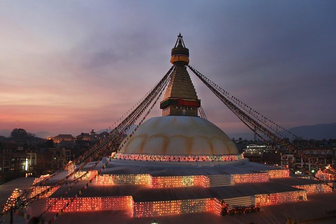 Evening Photography Tour of Kathmandu - Stop 1: Boudhanath Stupa and the art of butter-lamp light