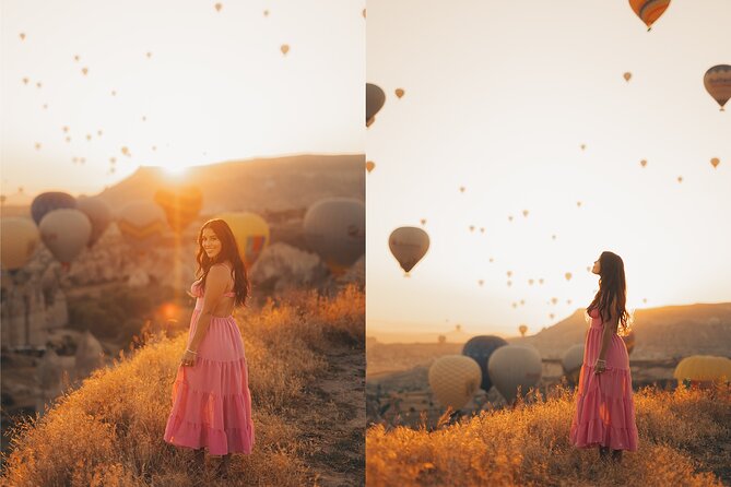 Fascinating Cappadocia Photoshoot by Private Minivan - Goreme wrap-up: the hotel carpet-corner photos