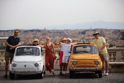 Fiat 500 Private Photoshoot with a Roman, pickup included - Pickup and meeting at Via delle Terme di Tito, then straight into the shoot