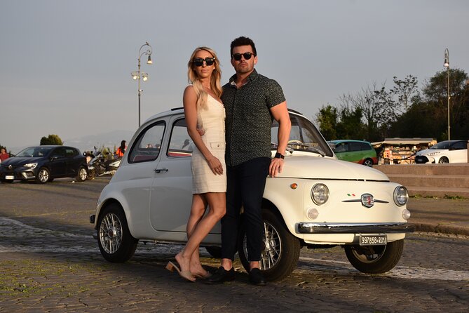 Fiat 500 Private Photoshoot with a Roman, pickup included - The St. Peter door peek, plus one safety note on photo angles