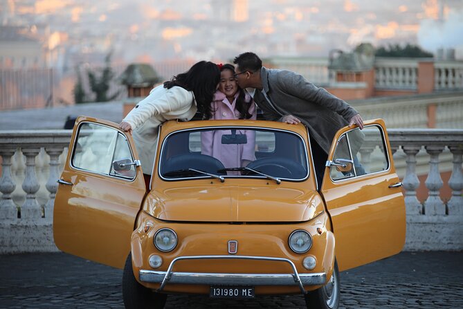 Fiat 500 Roma Professional Photography Service - Guides and photography help: Salih, Mario, and Zahir