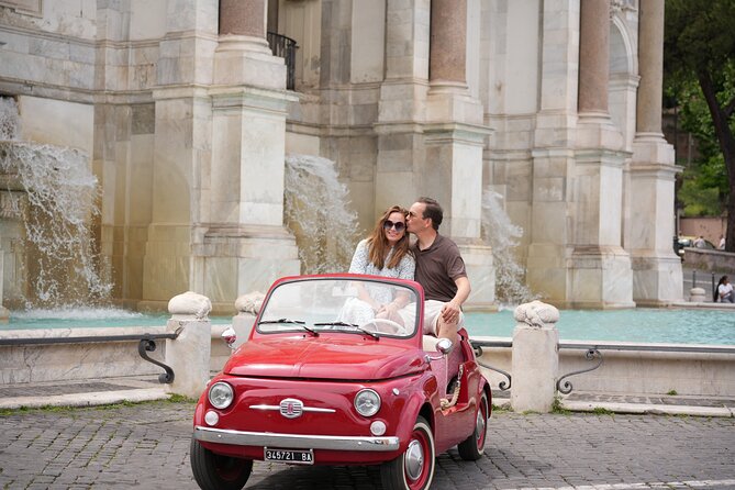 Fiat Jolly Vintage Ride and Photo Tour in Rome - Giardino degli Aranci (Orange Garden) on Aventine Hill