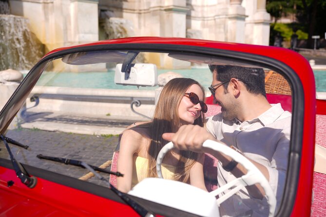 Fiat Jolly Vintage Ride and Photo Tour in Rome - Fontana dell’Acqua Paola (Il Fontanone) and Janiculum Hill Views