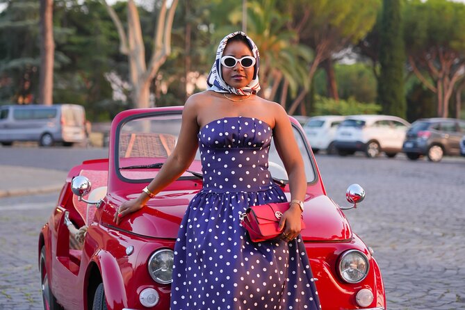 Fiat Jolly Vintage Ride and Photo Tour in Rome - Janiculum Hill: The Big Panoramic Pause