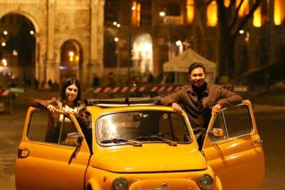 Fiat500 Night&Day Photoshoot, with a Roman, pickup included - Meeting Your Guide and Getting Ready for the Photo Session
